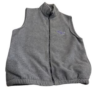 Vintage KSU Kansas State Wildcats Fleece Vest Full Zip Size XL GTM Sportswear